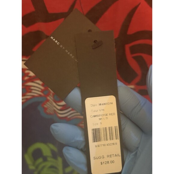 Marc by Marc Jacobs MBMJ Racing T-Shirt Allover Print NWT - Size S MSRP $128 - Picture 5 of 5